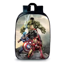 Mochila Infantil Creche Filme Vingadores Super Heróis Oferta