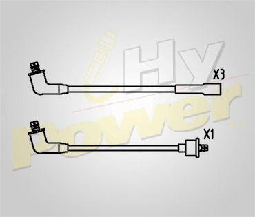 Jgo Cables Buja Elite Para Daihatsu Charade 1.0l 4cil 1990 Foto 2