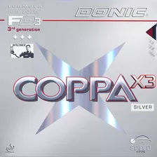 Donic Coppa X3 Silver Soft Borracha Topspin Tênis De Mesa