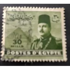 Sello Postal - Egipto - Rey Faruk Y Otras Figuras - 1939