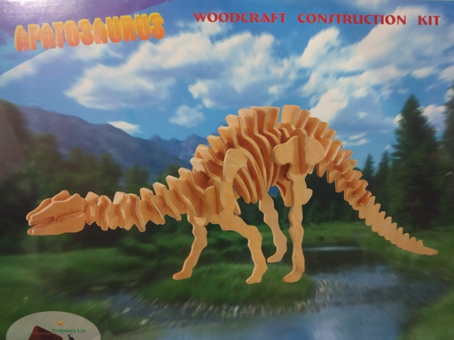 Rompe Cabezas 3d De Dinosaurios Madera Educativo 2 Por 10v