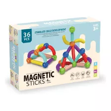 Juego De Bloques Magneticos 36 Piezas