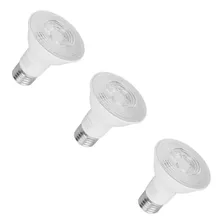 Kit 3 Lâmpada Par20 Led 7w - 2700k