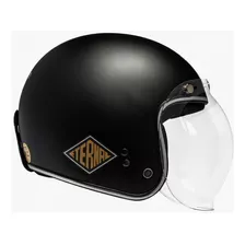 Capacete Aberto Bieffe B45 Eternal Preto Fosco Custom Tamanho Do Capacete 61