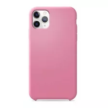 Funda De Silicon Rosa Para iPhone 11 Promax