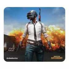 Mouse Pad Gamer Steelseries Qck+ Qck De Goma Pubg Edition 400mm X 450mm X 4mm