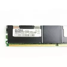 Memória Elpida Pv2-5300f 8gb 4rx4ddr2 Ecc Ebe82ff4a1rq-6e