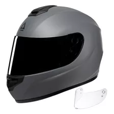 Casco De Motocicleta Integral Visera Clara Adicional Ca...