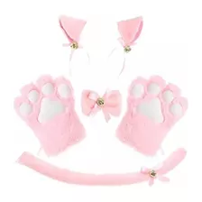 Accesorios Cosplay Gato - Rosado