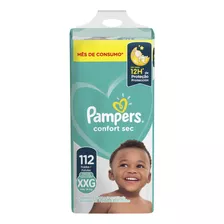 Fraldas Pampers Confort Sec Xxg