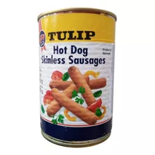 1 Lata Tulip Salchicha Sin Piel Hot Dog De Dinamarca De 405g