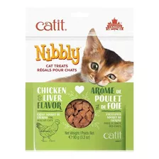 Catit Nibbly Pollo E Higado 90gr - Snack Gato - Sin Granos