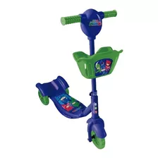 Patinete Infantil 3 Rodas Com Luz Pj Mask Multikids Br1311