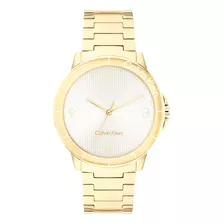 Relógio Calvin Klein Feminino Aço Dourado 25100023