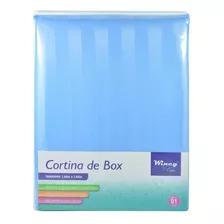 Cortina De Banheiro Para Box 1,80x1,80 Plastico Reforçado