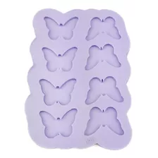 Molde De Silicone Para Resina Paleta Borboletas