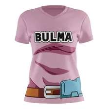 Playera Sublimada Infantil Bulma Traje Corte Dama