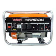 Gerador A Gasolina Manual 4t 7hp 208cc 2,9kva Vg3600s Vulcan
