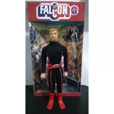 Boneco Falcon Estrela Futurista Escudo Atômico