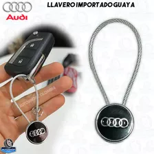 Llavero De Lujo Audi Tipo Guaya Llave A1 A3 A5 Q3 Q5