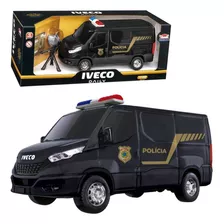 Carro Brinquedo Policia Iveco Daily Furgão Divertido