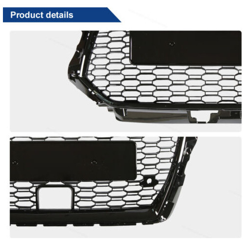 Front Bumper Grille Upper Grill Fit For 17-20 Audi A3 8v Aad Foto 8