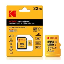 Tarjeta De Memoria Micro Sd 32 Gb / U3 Clase 10/ Kodak 