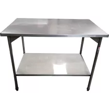 Mesa De Inox 100% Inox 190x90x90 Promap-5 Lisa