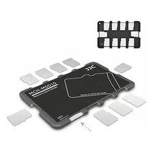 10 Ranuras De Tarjeta Micro Sd De La Caja Del Sostenedo