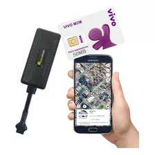 Rastreador Gps Veicular 4g + Plataforma + Chip M2m E App