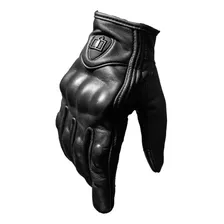 Guantes Moto Icon Pursuit Lisos Negros