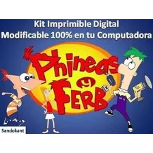 Kit Imprimible Fiesta De Phineas Y Ferb