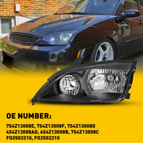 2x For 2005 2006 2007 Ford Focus Headlight Bumper Lamps  Aab Foto 3
