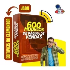 600+ Paginas De Vendas Editaveis No Elementor + 100 Bônus 