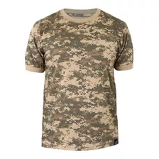 Camiseta Militar | Camuflada Digital Areia - Atack