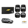 Tapetes 3d Logo Chevrolet + Cubre Volante Trailblazer 02a10