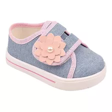 Tenis Infantil Antialergico Velcro Menina Syi10