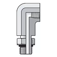 Parker - Codo Hembra Extra Largo Nptf / Sae-orb