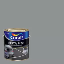 Tinta Pinta Piso Alta Resistencia 3,6lt Coral Cores Cor Cinza Médio