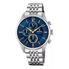 Relógio Masculino Festina F20285/3 Prateado