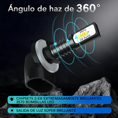 1 Par 881 896 894 - Bombilla Led Antiniebla 6000k Para Kia Foto 6