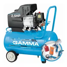 Comprensor En Kit Gamma G2851kar 2,5 Hp 50 L 220 V Frecuencia 50kz