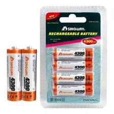 Pilas Singway Pack X4 Aa Recargable 4300mah