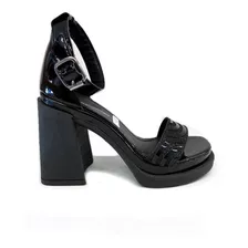 Sandalias Savage Mujer Taco Bajo Moda Fiesta Isca 12 Cira