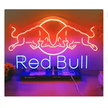 Letrero Led Neon Red Bull Ancho 76cm Luminoso