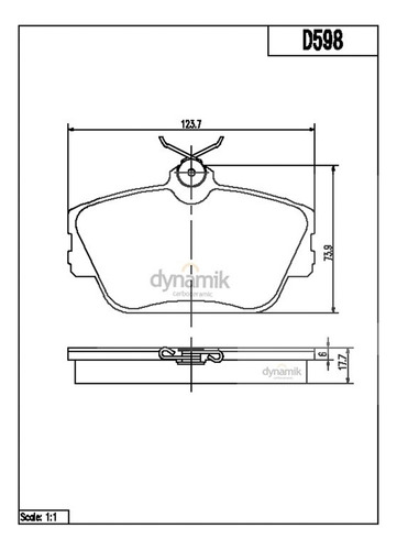 Balatas Semimetalicas Del Lincoln Mark Viii V8 4.6l 93/98 Foto 2