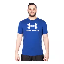 Camiseta Under Armour Sportstyle Logo Ss Masculino Azul