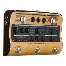 Pedalera Zoom Ac-3 Para Acústica Creator Pedal Preamp Ac3