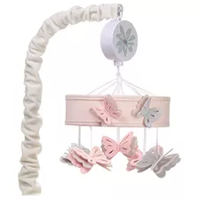 Calcetín Móvil Para Cuna De Bebé Con Mariposas Rosas