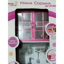 Cozinha De Boneca Barbie P/barbie Com Piá My Home 